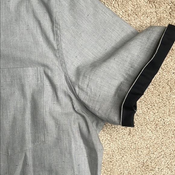 Mossimo Gray Casual Button Down Shirt - Picture 4 of 5